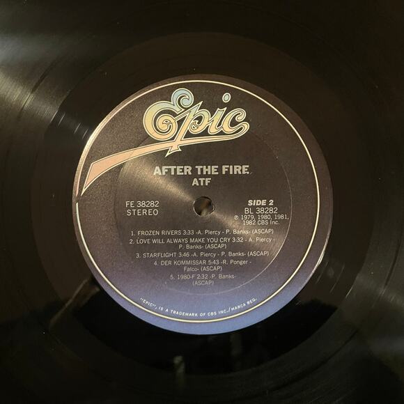 After The Fire - ATF LP vintage vinyl record synth pop rock - Picture 4 of 4